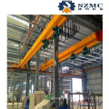 Lde Electric Single Girder Double Hoist Overhead Winch Crane